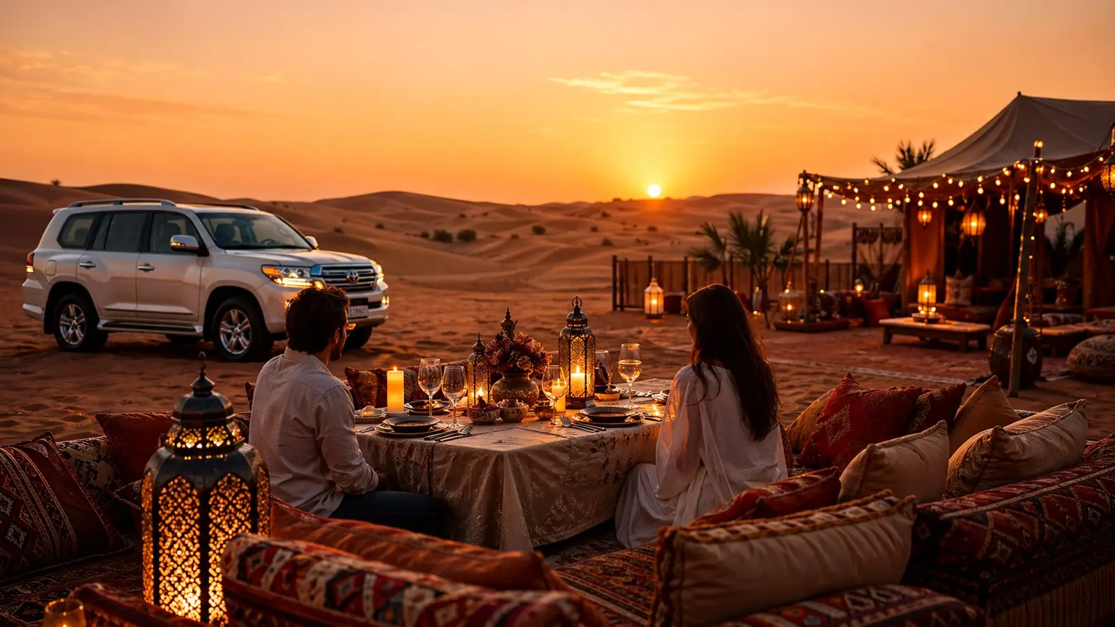 Private Evening Desert Safari + BBQ Dinner Dubai