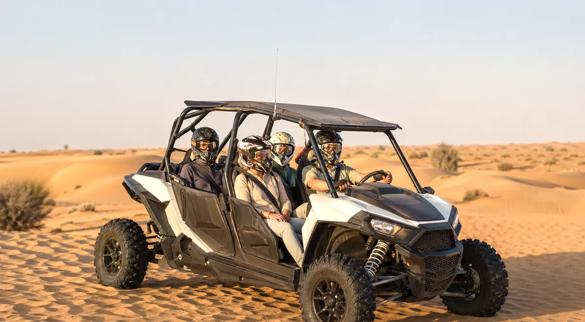 Al Qudra golden dunes buggy route