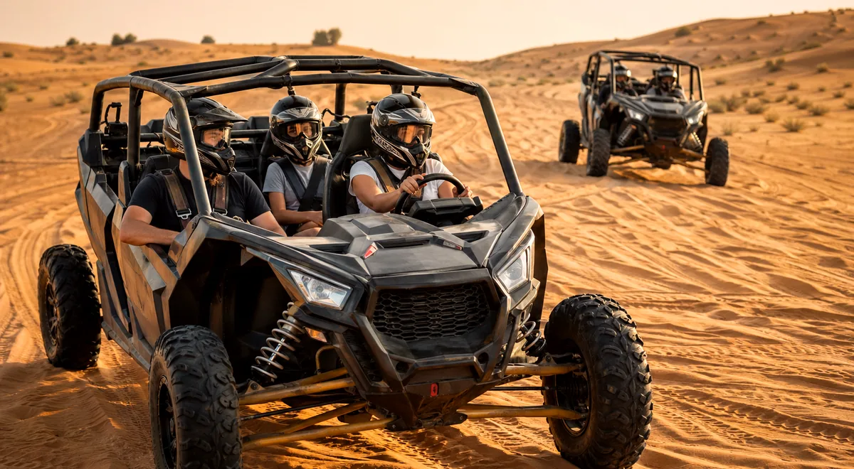Family dune buggy package in Dubai