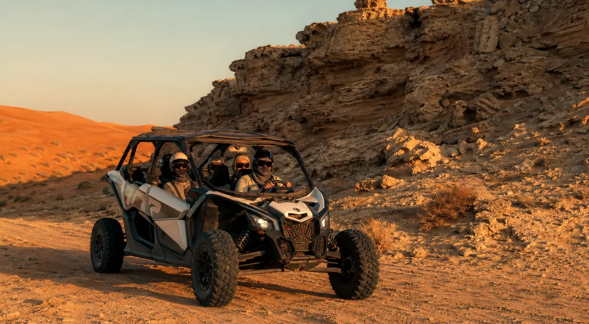 Fossil Rock desert terrain near Dubai