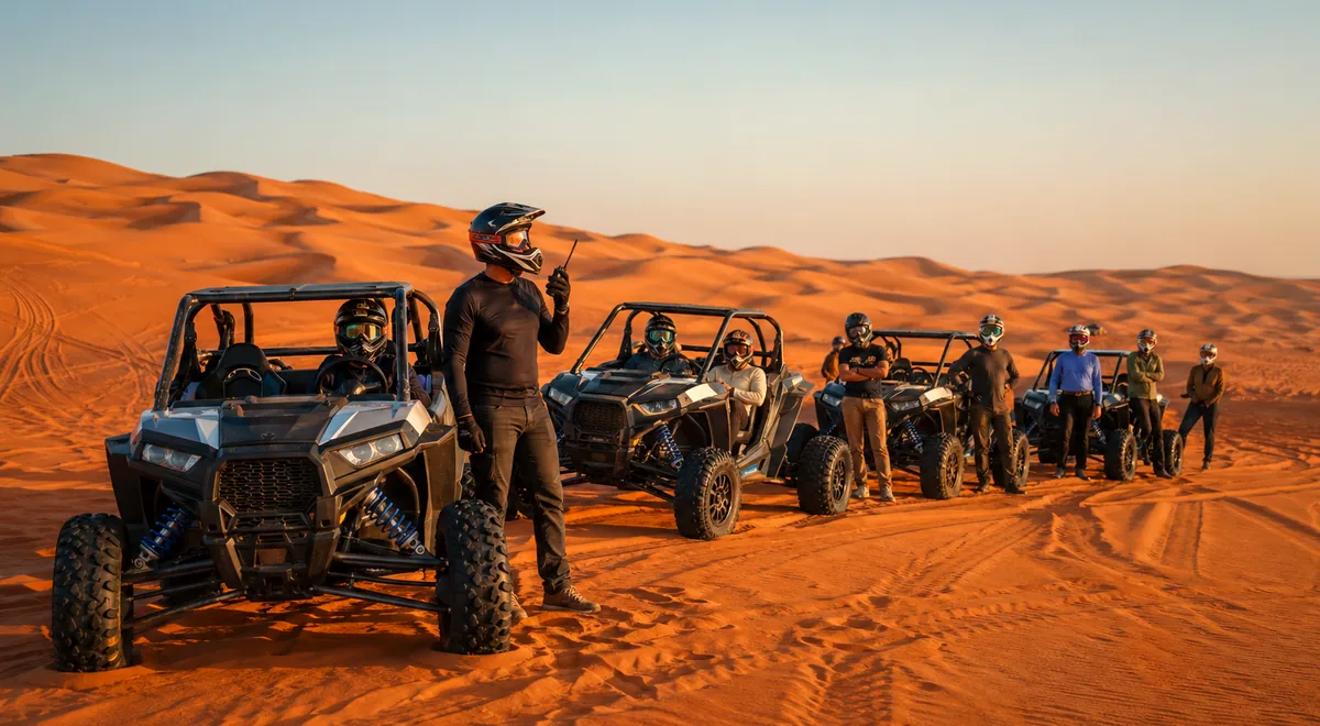 Buggy Ride Group Group Dune Buggy Package Dubai — 4 to 12 Guests · Group Rate