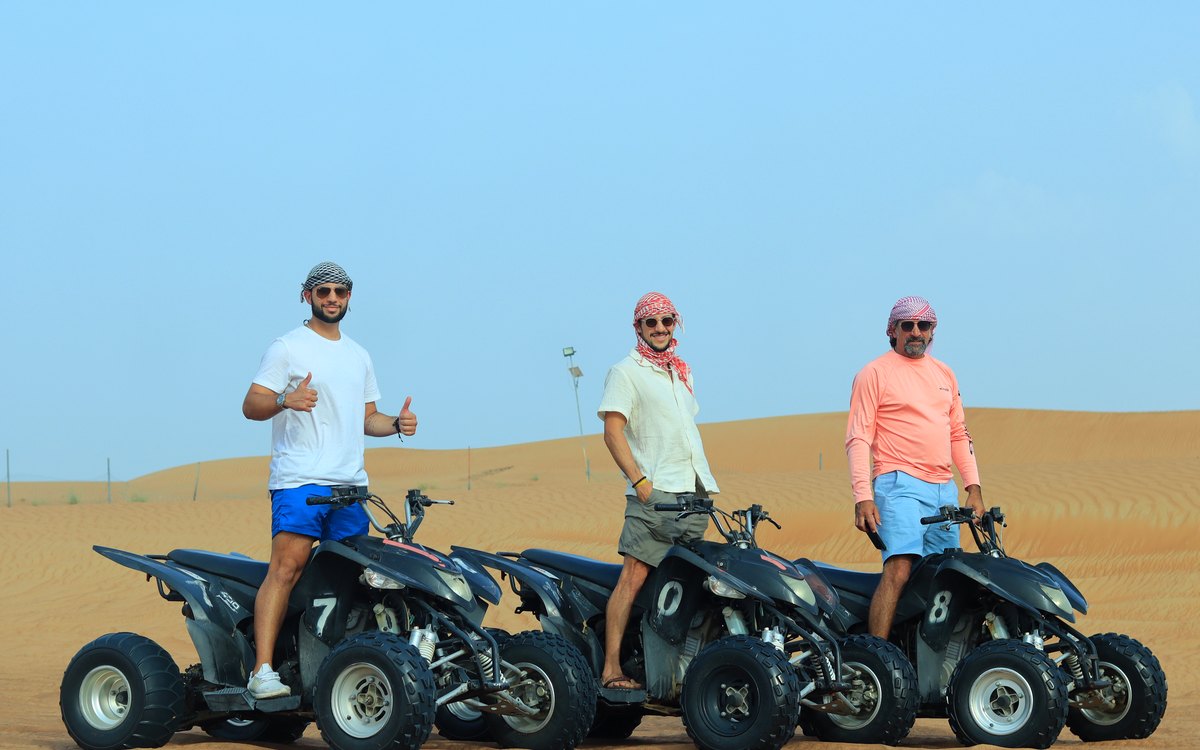 Lahbab Red Dunes quad biking terrain