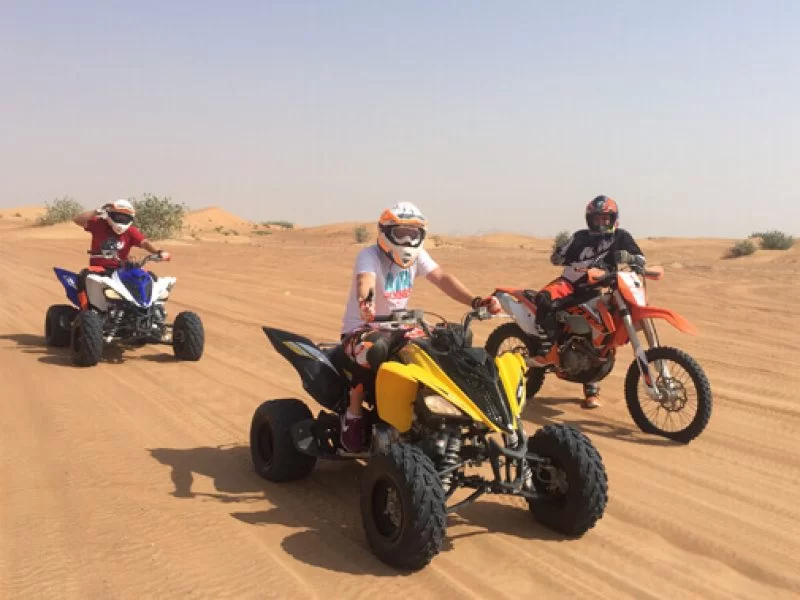 quad bike desert tour in dubai