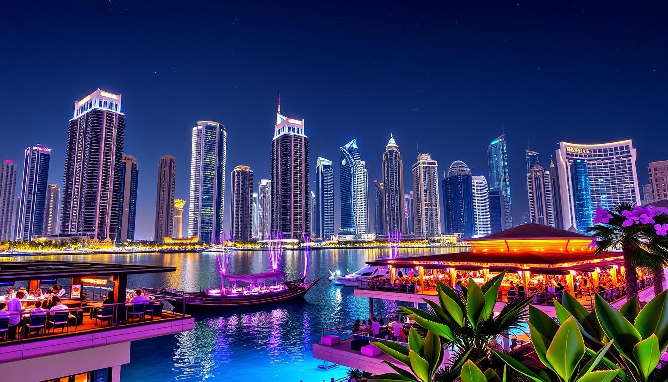 Dubai Marina nightlife