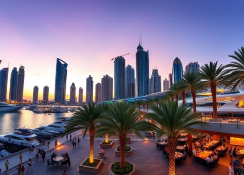 A Walk Along Dubai Marina: Best Spots for Food, Shopping, and Relaxation