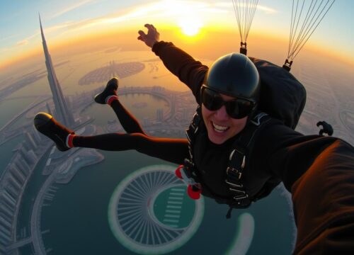 Skydiving Tips for Your First Jump in Dubai