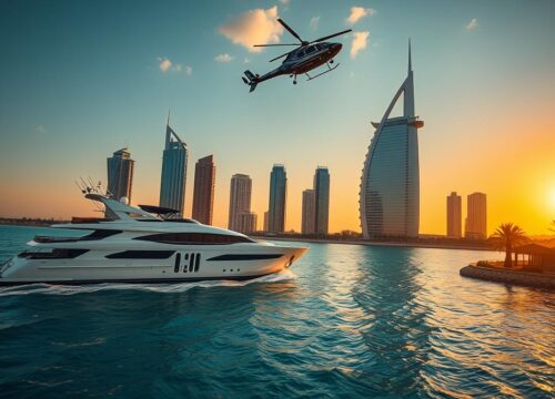 Exclusive Experiences in Dubai: Luxury Yacht Cruises and Helicopter Tours