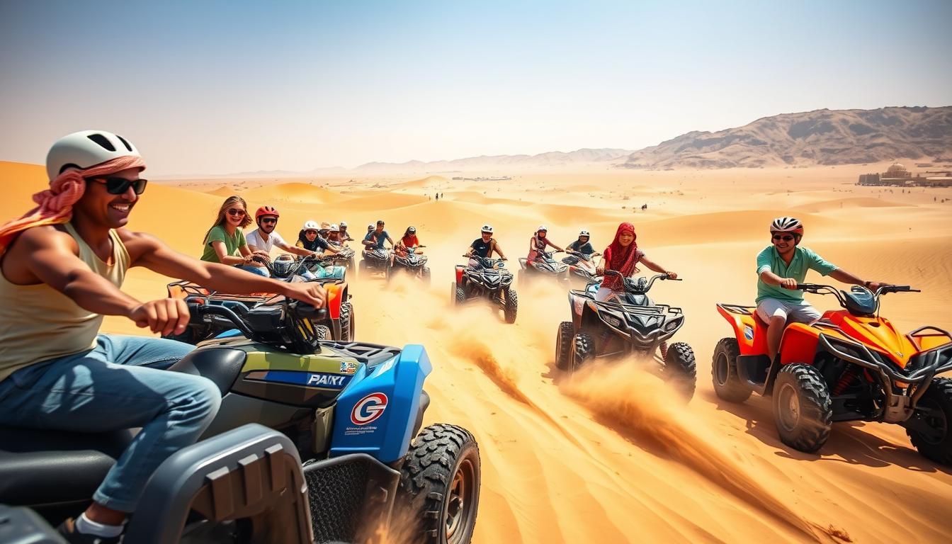 Group quad biking Dubai