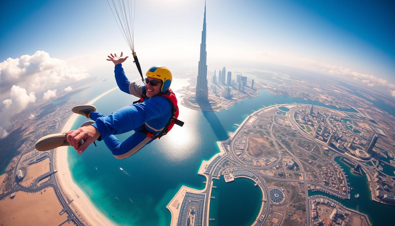 Skydiving safety Dubai