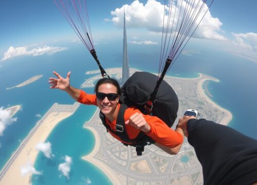 What to Expect from Tandem Skydiving in Dubai