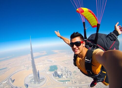 Tandem Skydiving in Dubai: A Complete Guide for Beginners