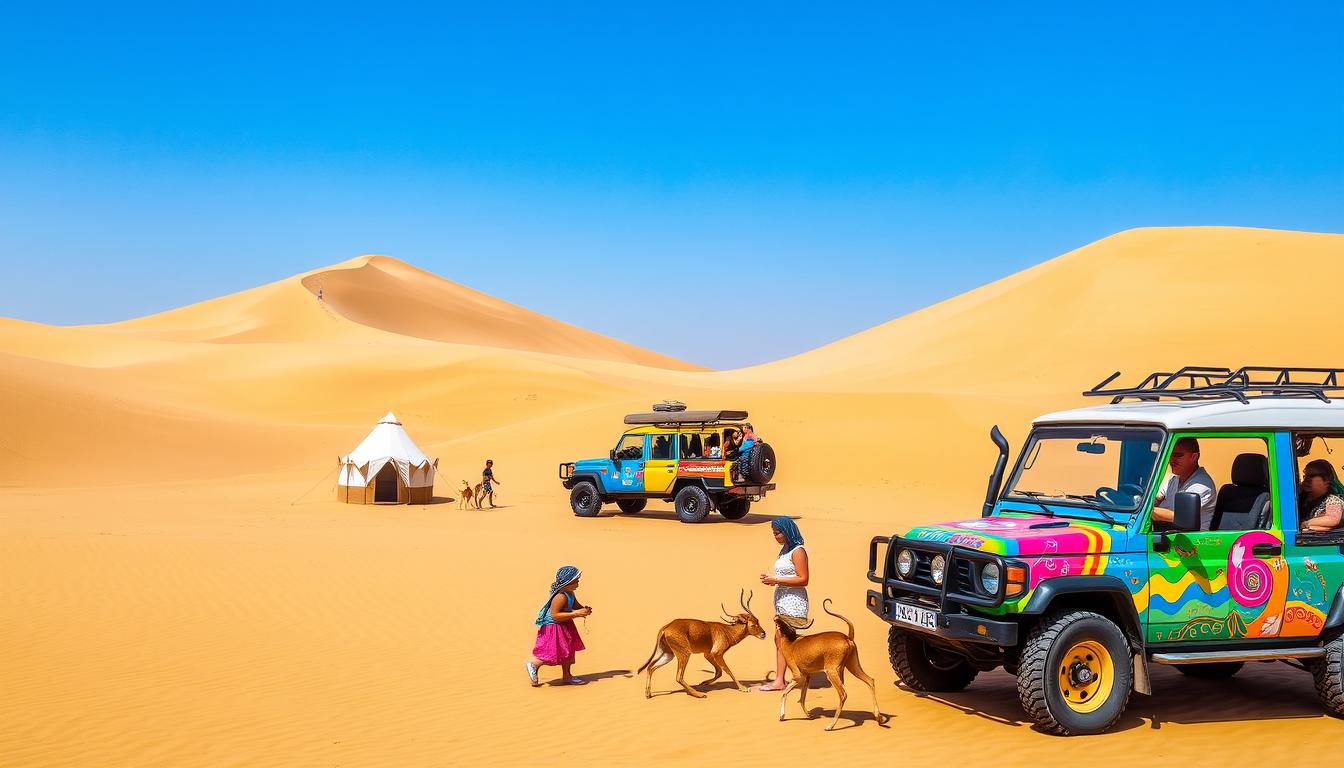 Al Barsha family safaris, kid-friendly desert adventures, family outings