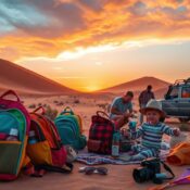 Family desert safari tips, packing for kids Dubai, what to bring family safari