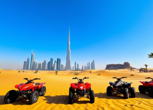 Quad Biking Tour Pickup Near Deira Dubai