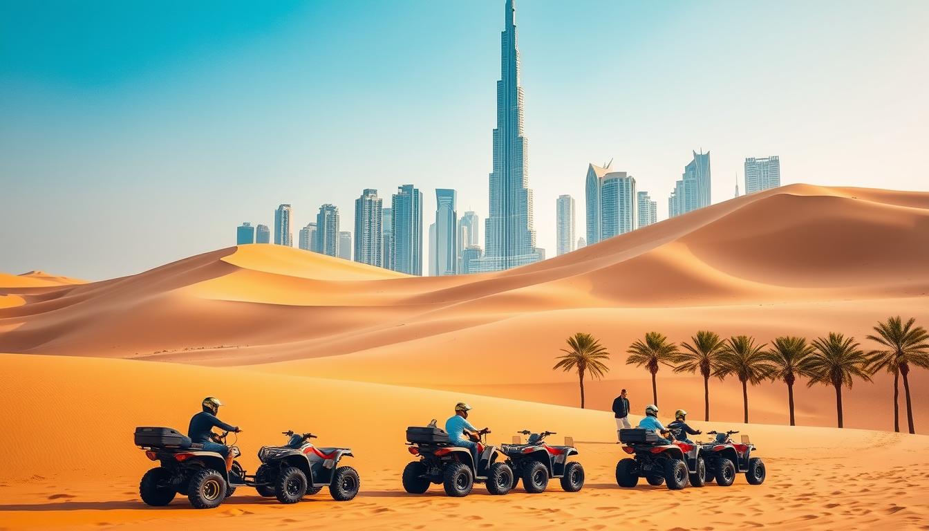 Quad Biking Tour Pickup Near Downtown Dubai