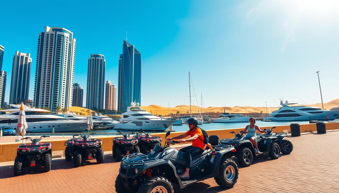 Quad Biking Tour Pickup Near Dubai Marina Dubai