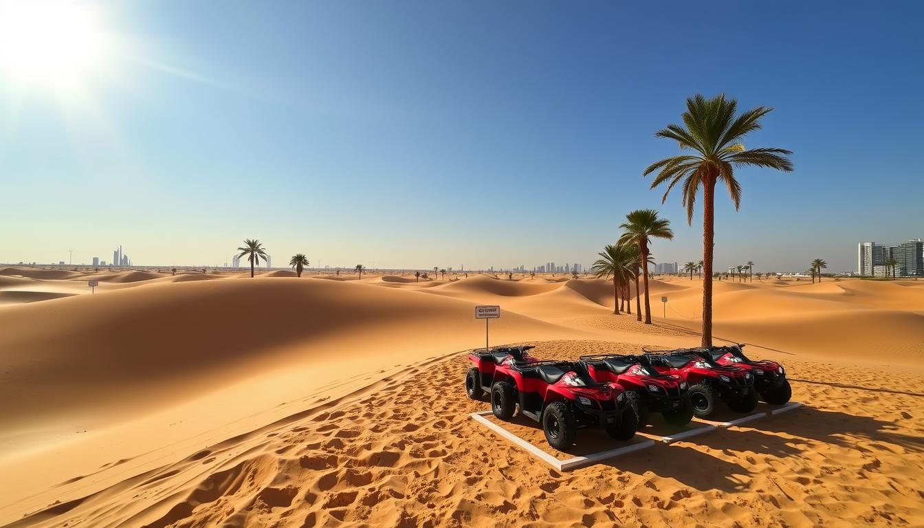 Quad Biking Tour Pickup Near Jebel Ali Dubai