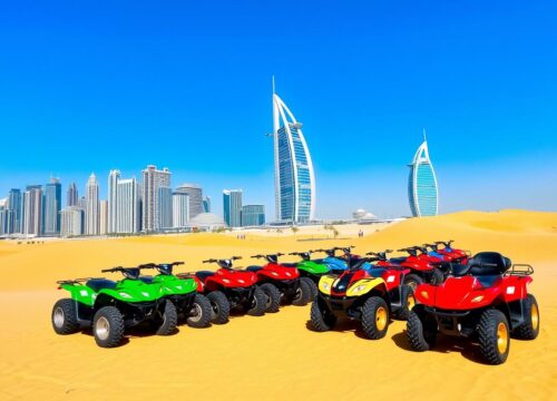 Quad Biking Tour Pickup Near Jumeirah Dubai