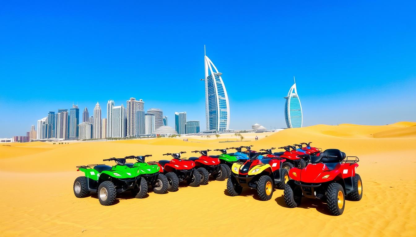 Quad Biking Tour Pickup Near Jumeirah Dubai