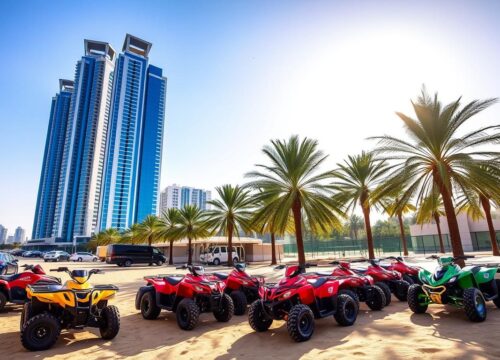 Quad Biking Tour Pickup Near Jumeirah Lake Towers Dubai