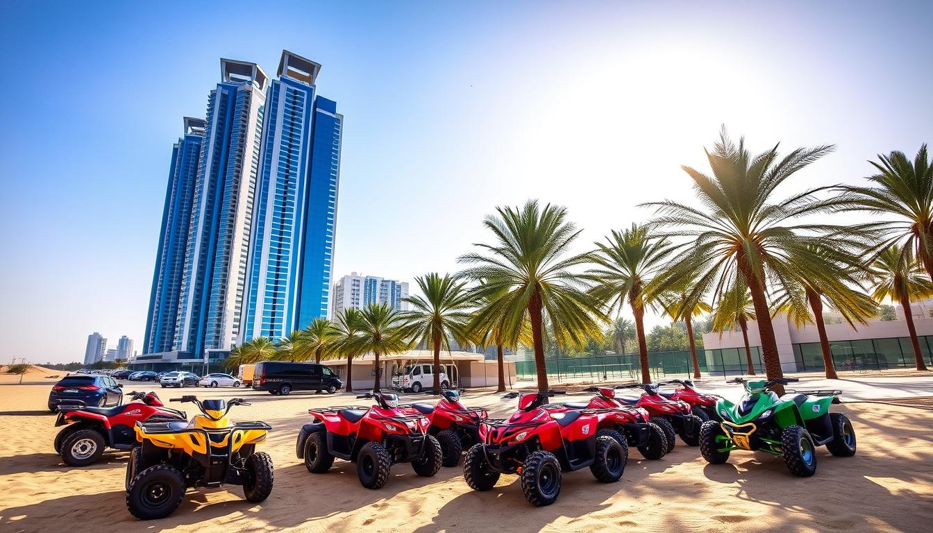 Quad Biking Tour Pickup Near Jumeirah Lake Towers Dubai