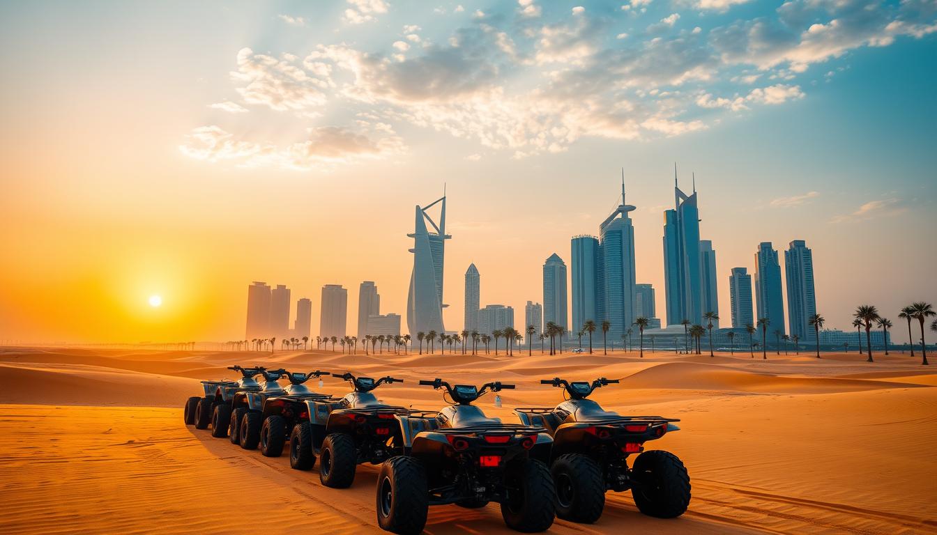 Quad Biking Tour Pickup Near Jumeirah Village Circle Dubai