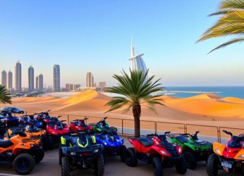 Quad Biking Tour Pickup Near Palm Jumeirah Dubai