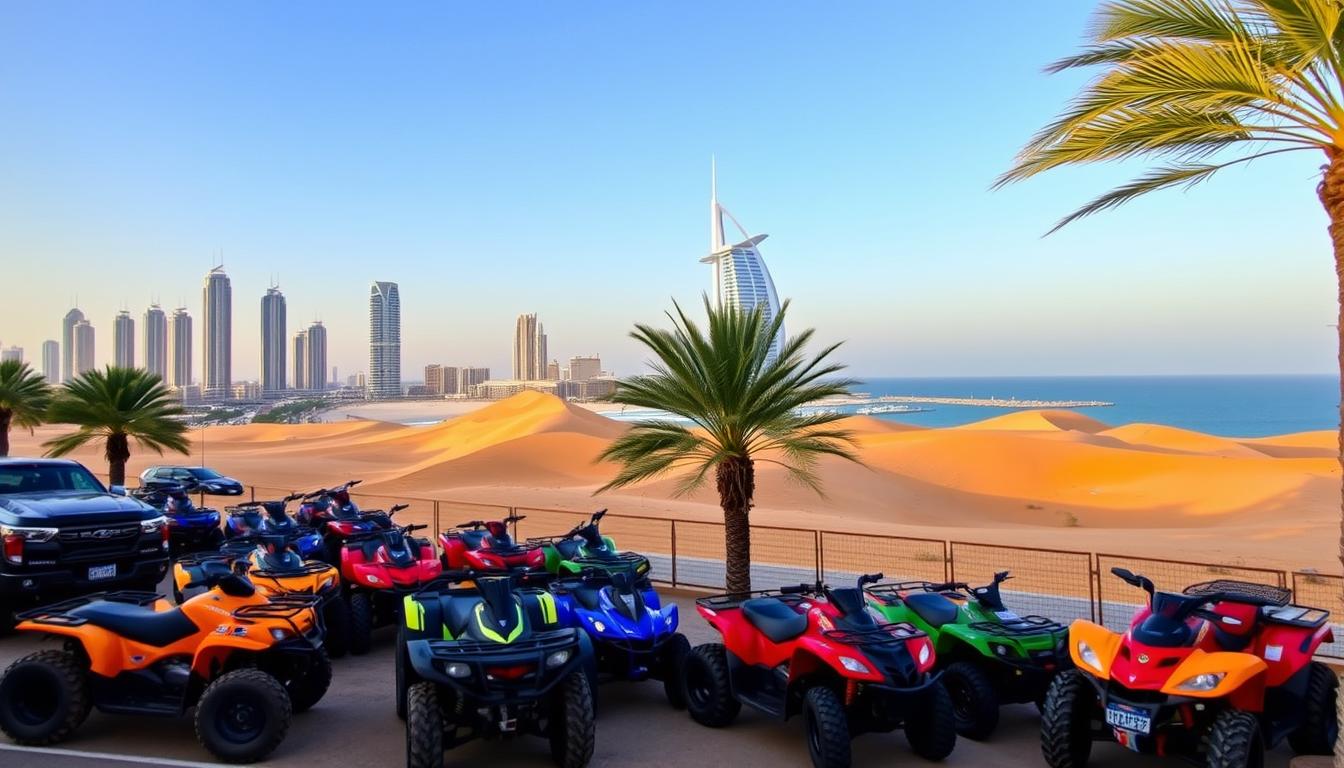 Quad Biking Tour Pickup Near Palm Jumeirah Dubai