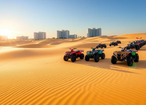 Quad Biking Tour Pickup Near The Greens Dubai