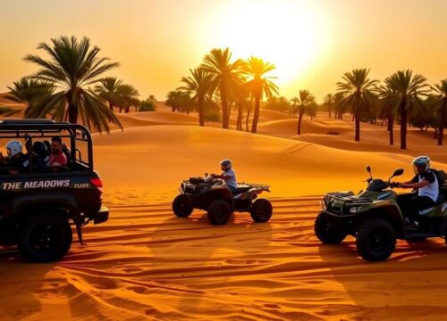 Quad Biking Tour Pickup Near The Meadows Dubai