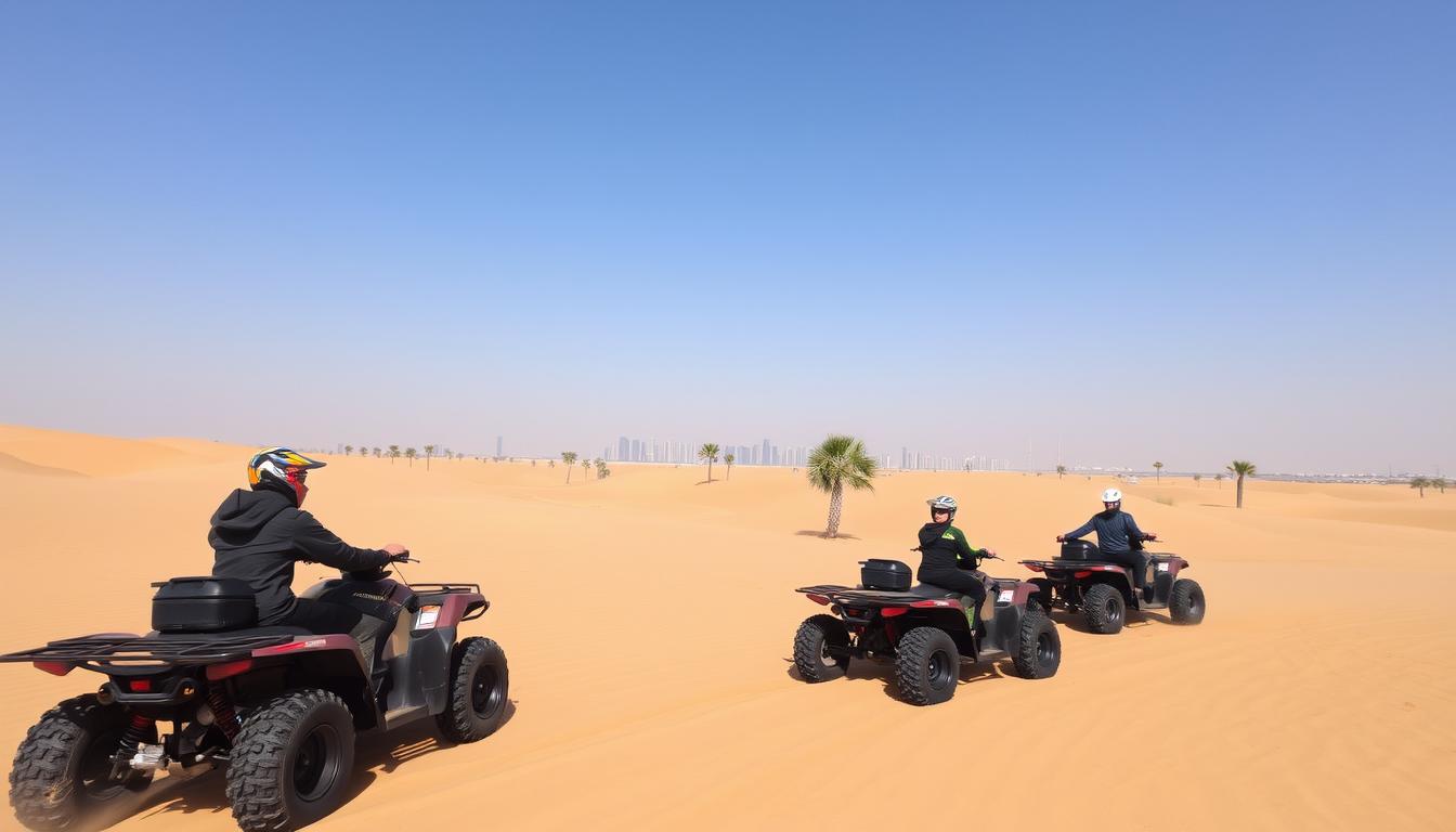 Quad Biking Tour Pickup Near The Springs Dubai