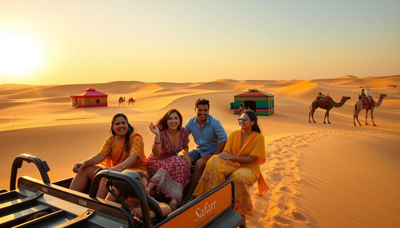 family desert safari Dubai, kid-friendly safaris Arabian Ranches,desert activity